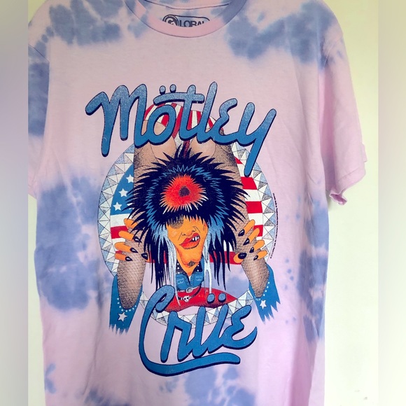 Motley Crue Americana Tie Dye T shirt - Picture 2 of 4